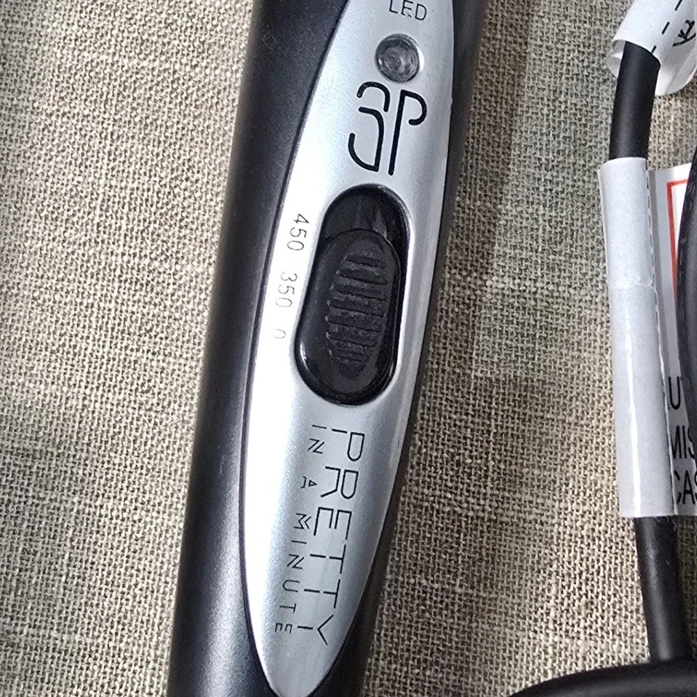 Pretty In A Minute Interchangeable Curling Iron Wand 3 Barrels Titanium‎ Ceramic